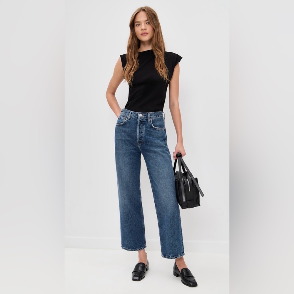 AGOLDE Ren: High Rise Wide Leg Jeans / Control / Size 29